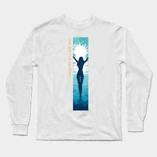 get that sunshine, swimming pool lifestyle v3 Long Sleeve T-Shirt